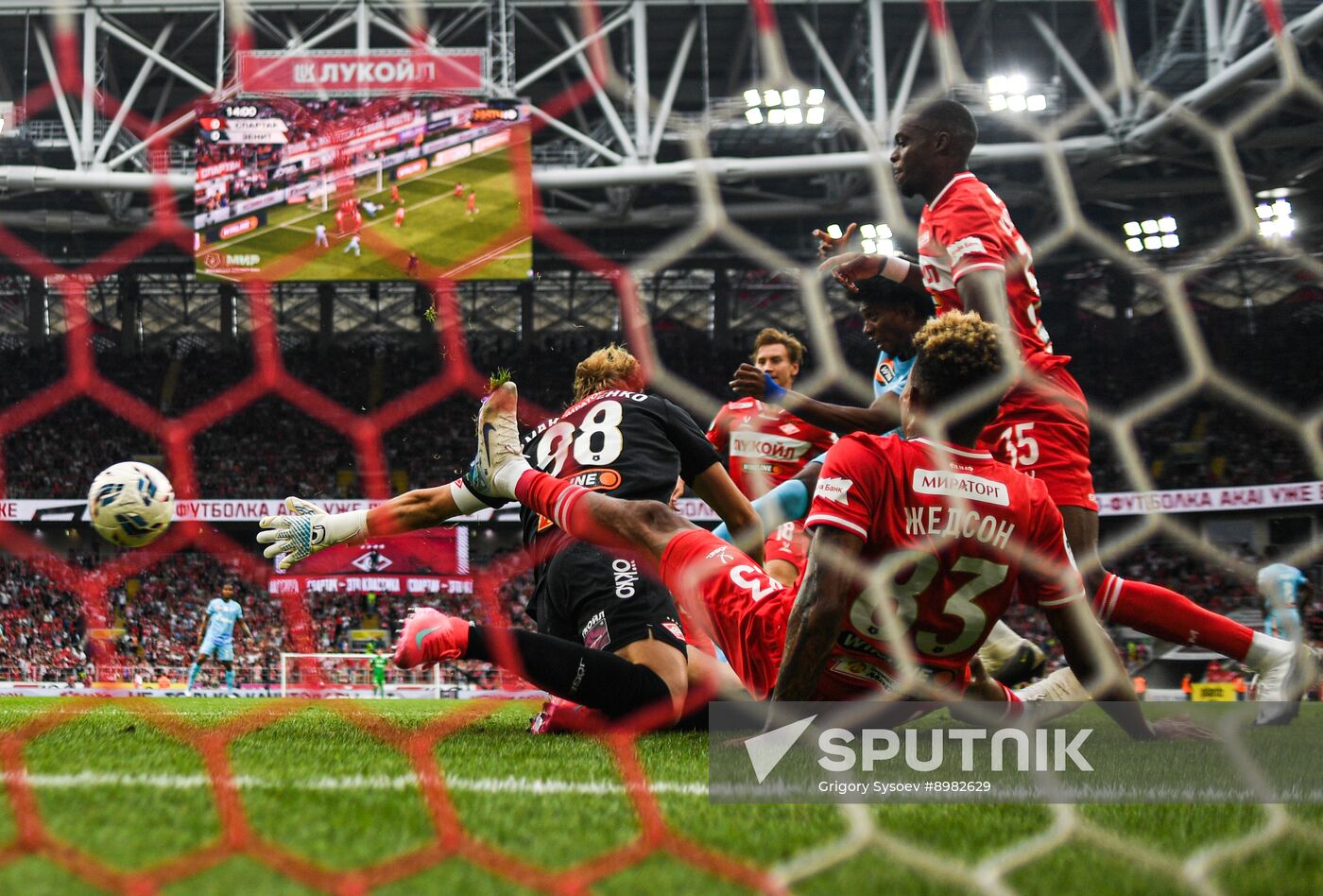 Russia Soccer Premier-League Spartak - Zenit