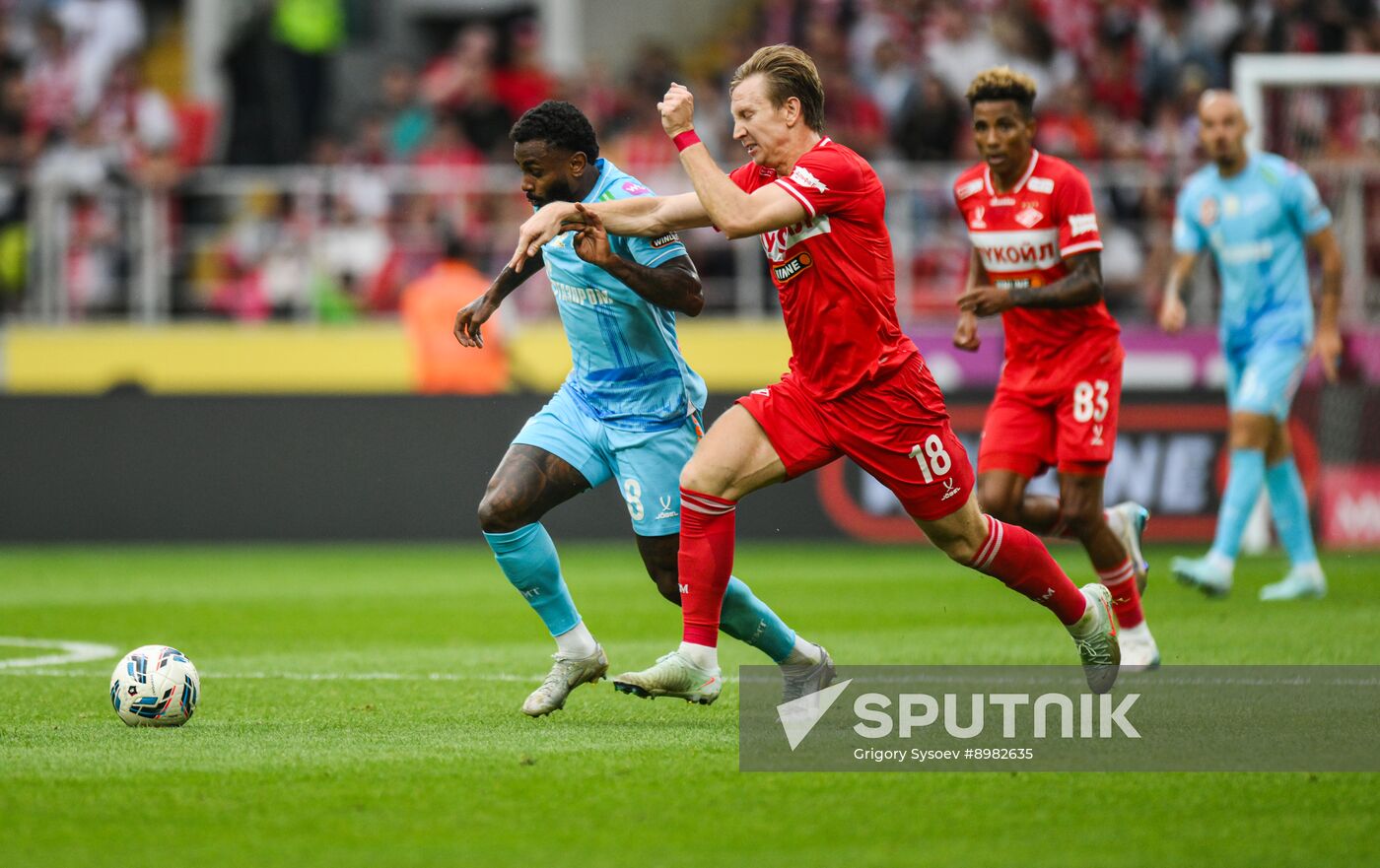 Russia Soccer Premier-League Spartak - Zenit