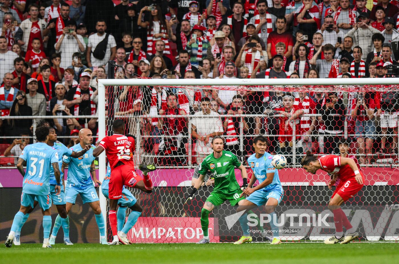 Russia Soccer Premier-League Spartak - Zenit