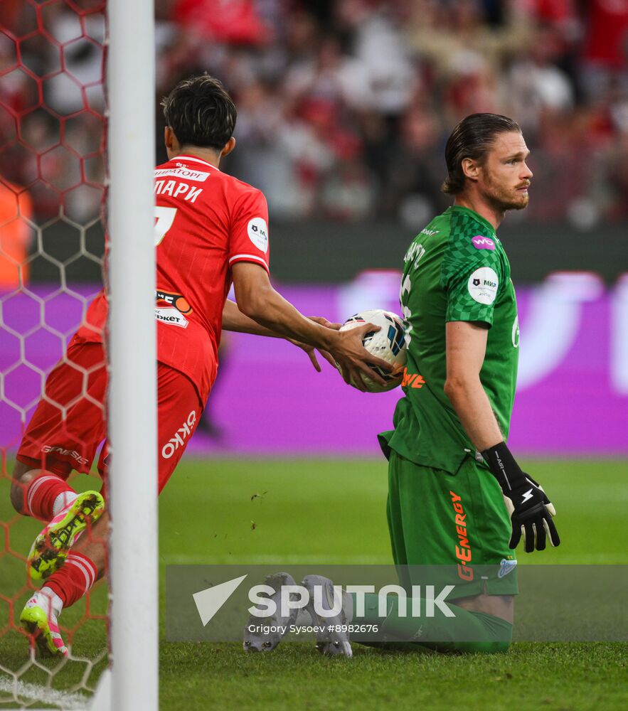 Russia Soccer Premier-League Spartak - Zenit
