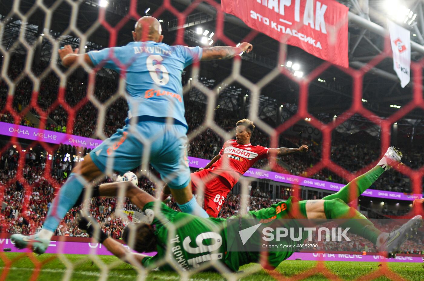 Russia Soccer Premier-League Spartak - Zenit