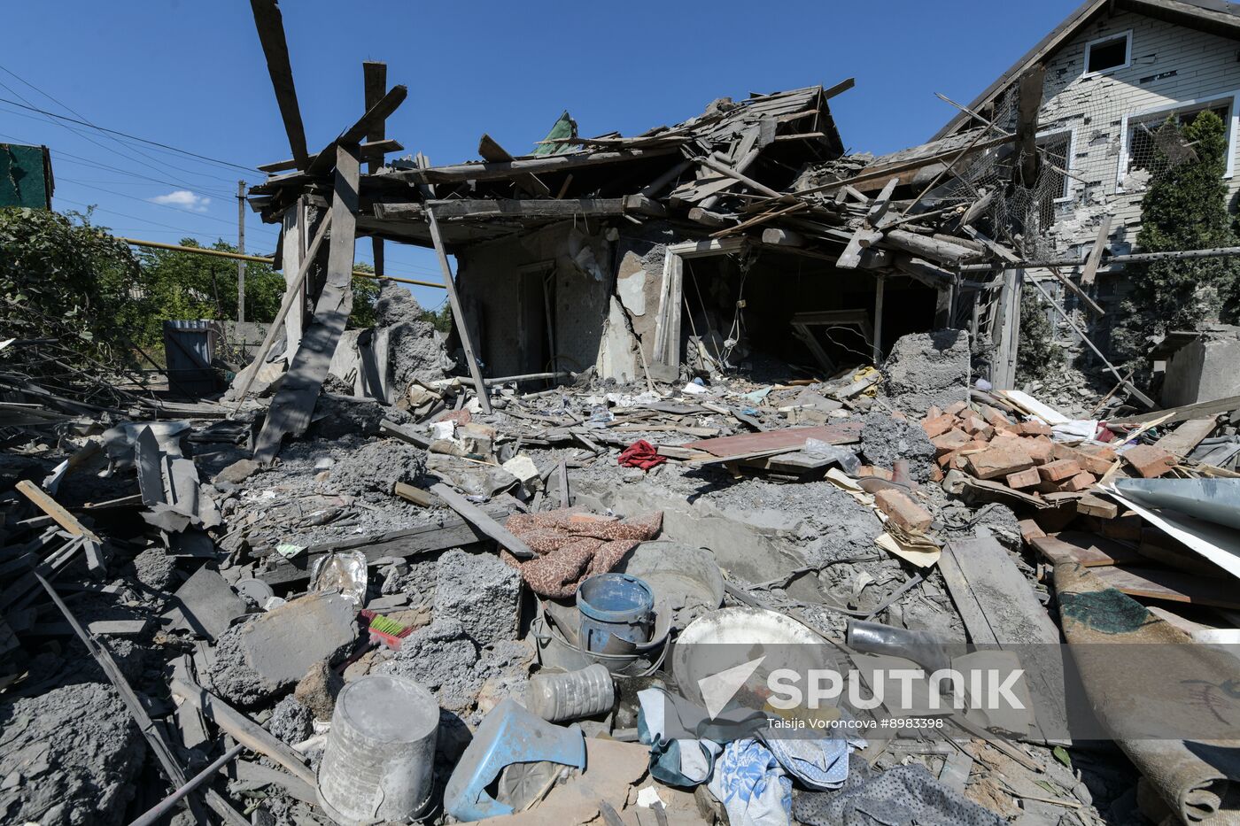 Russia Ukraine Military Operation Shelling