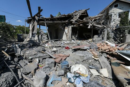 Russia Ukraine Military Operation Shelling