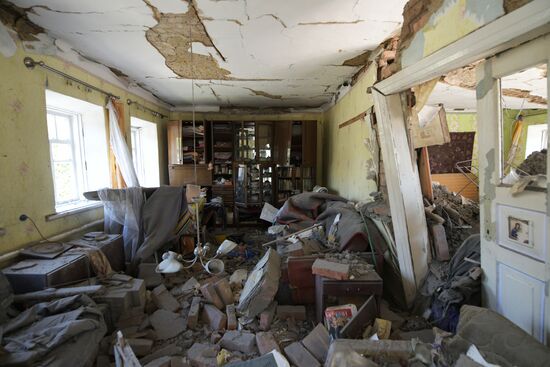 Russia Ukraine Military Operation Shelling