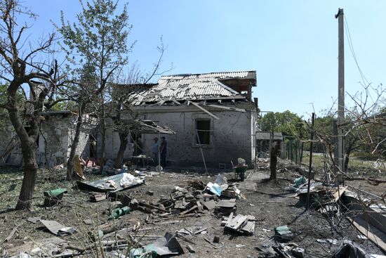 Russia Ukraine Military Operation Shelling