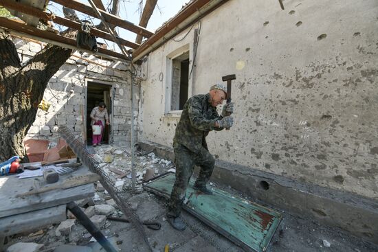 Russia Ukraine Military Operation Shelling