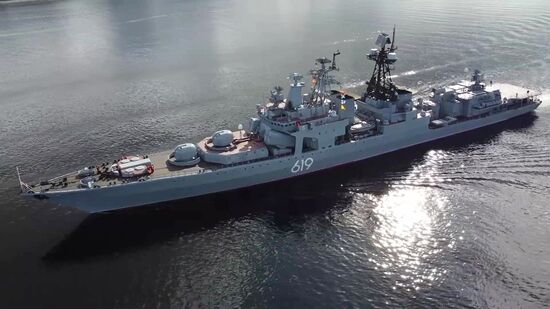 Russia Navy Severomorsk Warship Drills