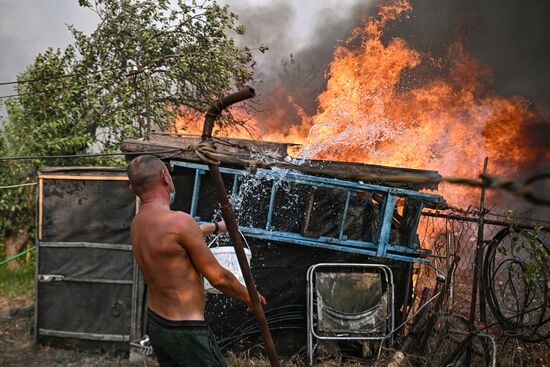 Russia LPR Wildfire