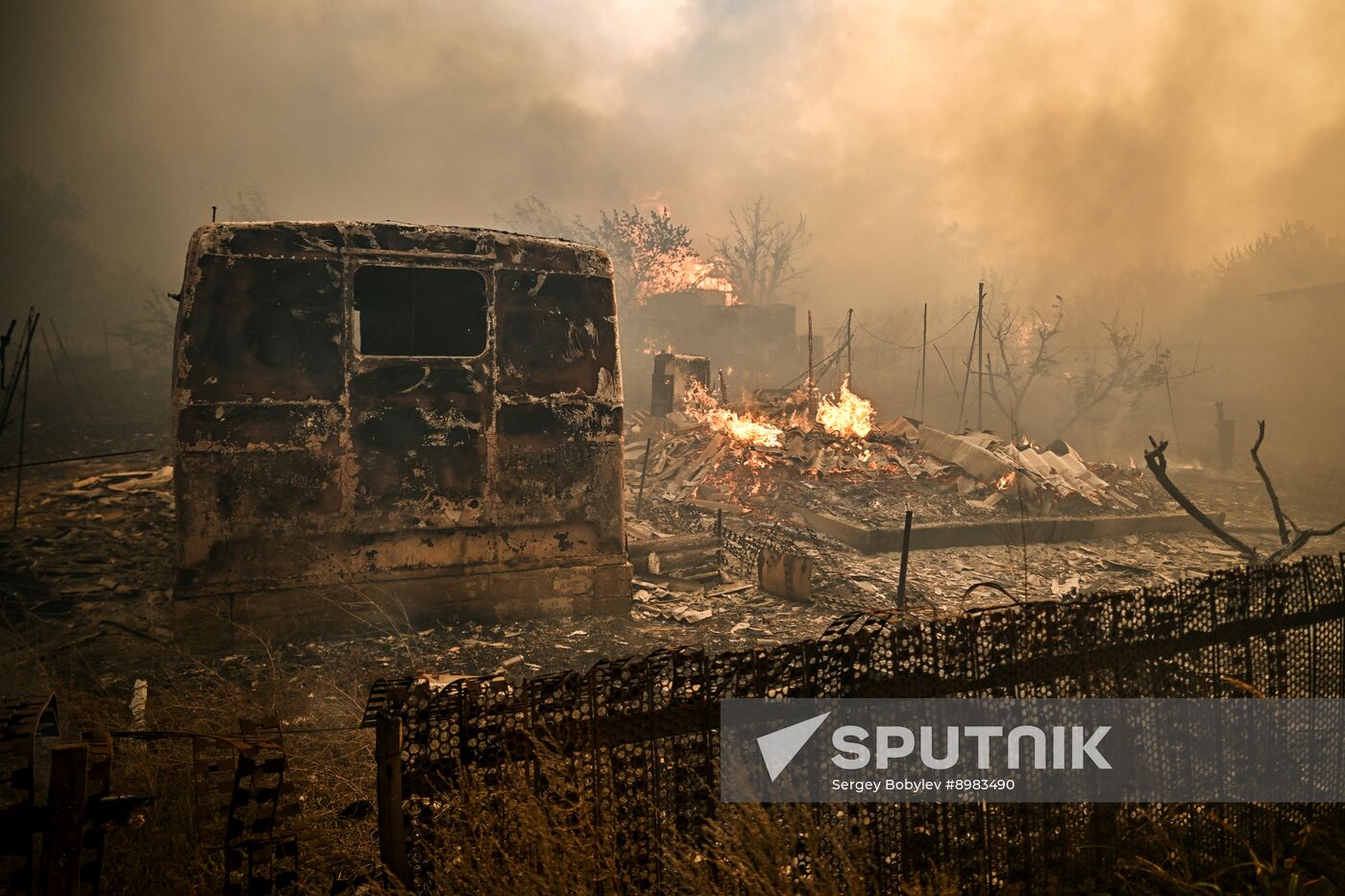 Russia LPR Wildfire
