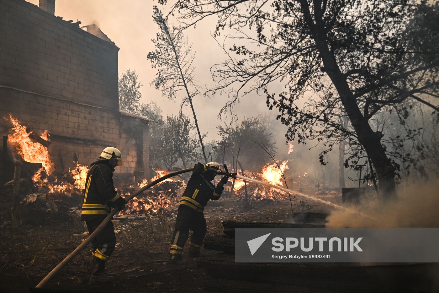 Russia LPR Wildfire
