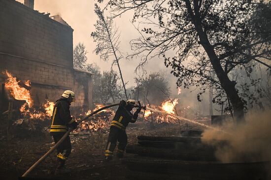 Russia LPR Wildfire