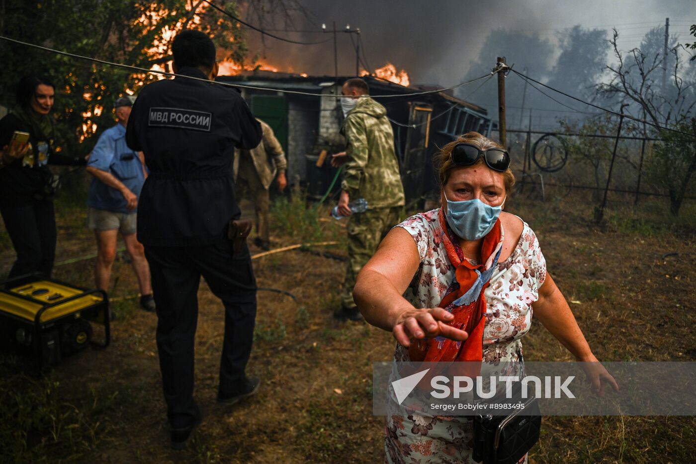 Russia LPR Wildfire