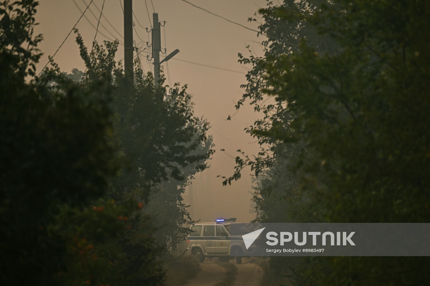 Russia LPR Wildfire