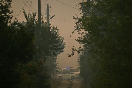 Russia LPR Wildfire