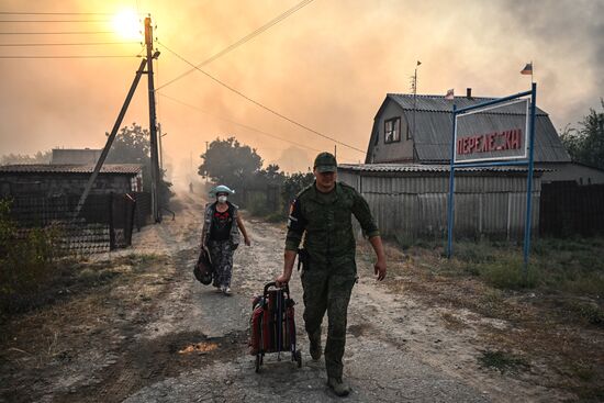Russia LPR Wildfire