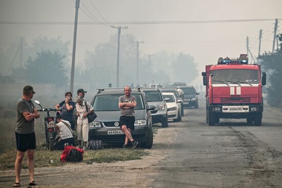 Russia LPR Wildfire