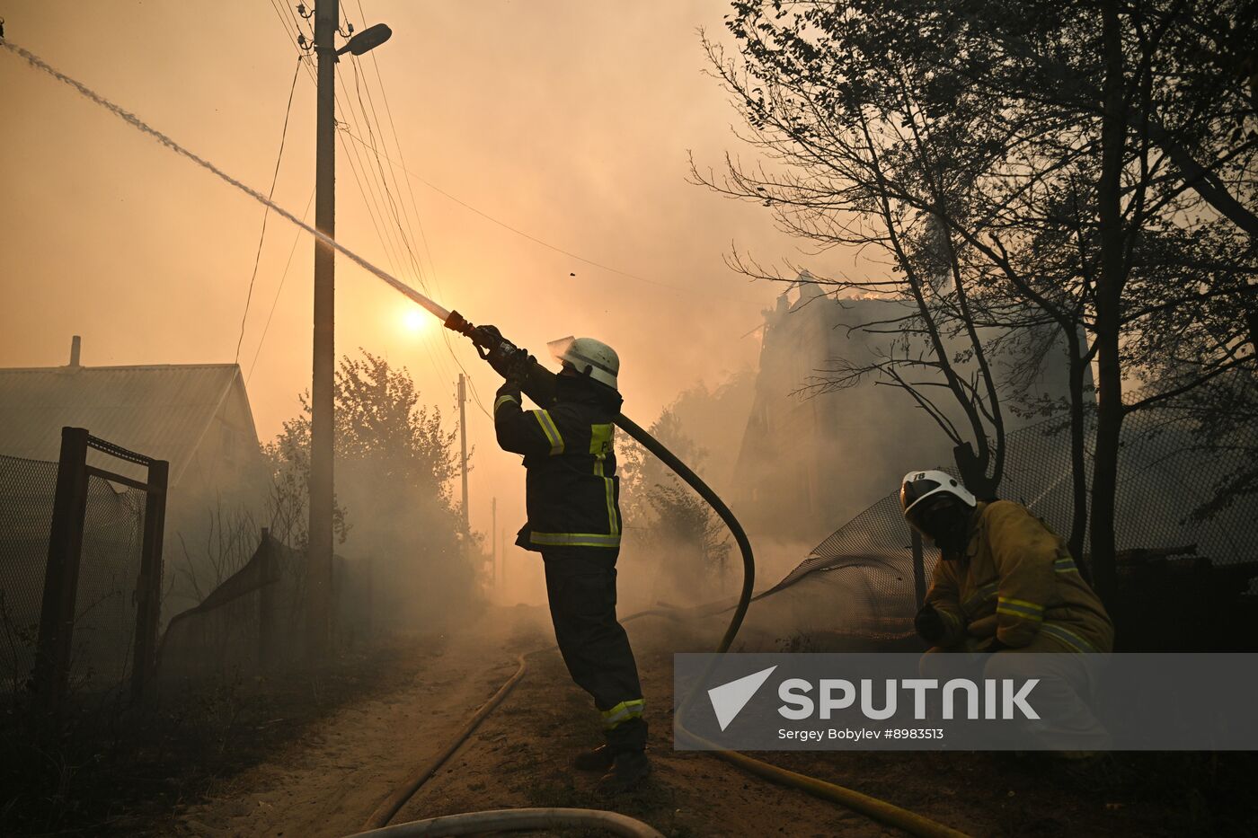 Russia LPR Wildfire