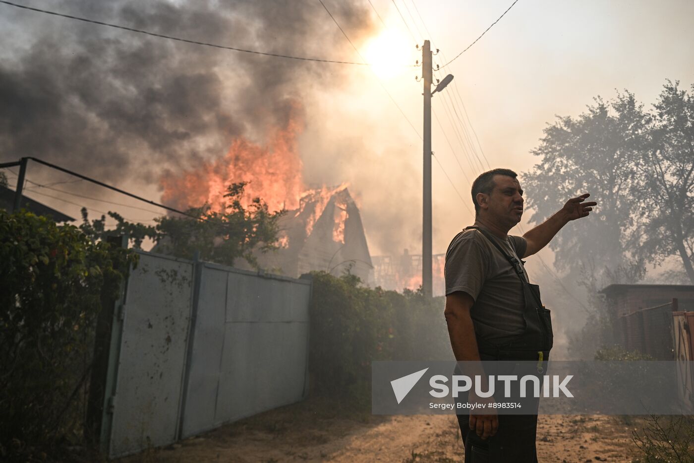 Russia LPR Wildfire