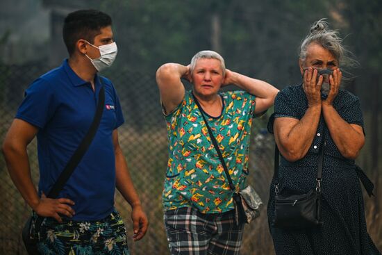 Russia LPR Wildfire