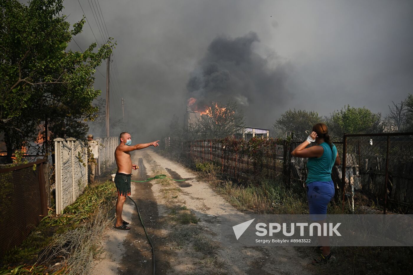 Russia LPR Wildfire