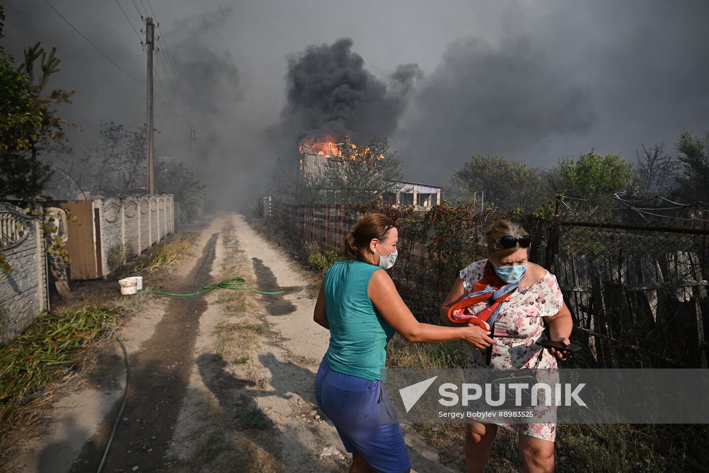 Russia LPR Wildfire