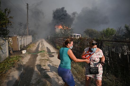 Russia LPR Wildfire