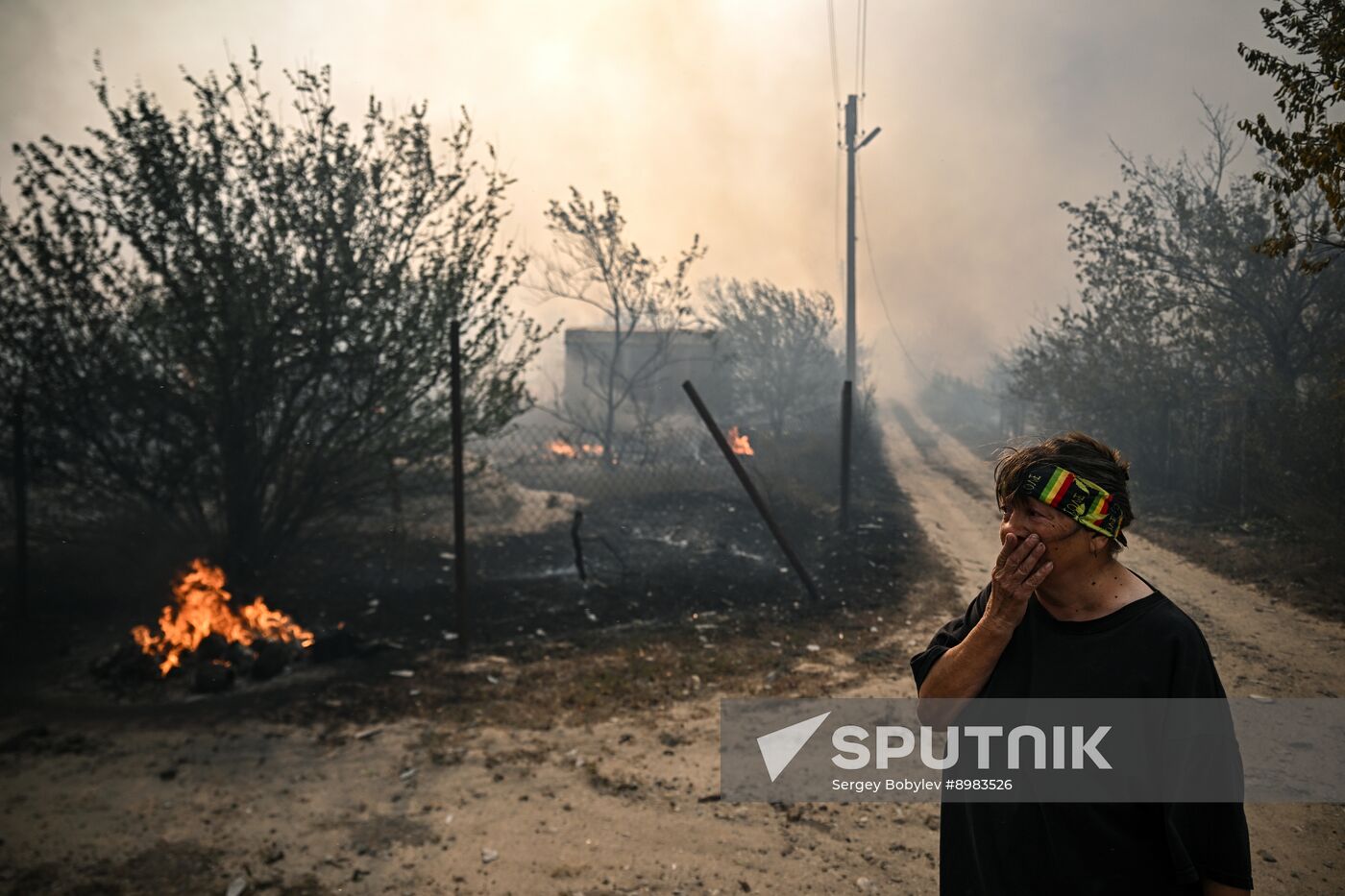 Russia LPR Wildfire