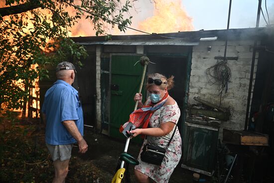 Russia LPR Wildfire