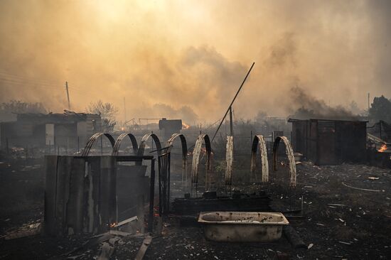 Russia LPR Wildfire