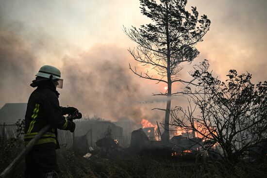 Russia LPR Wildfire