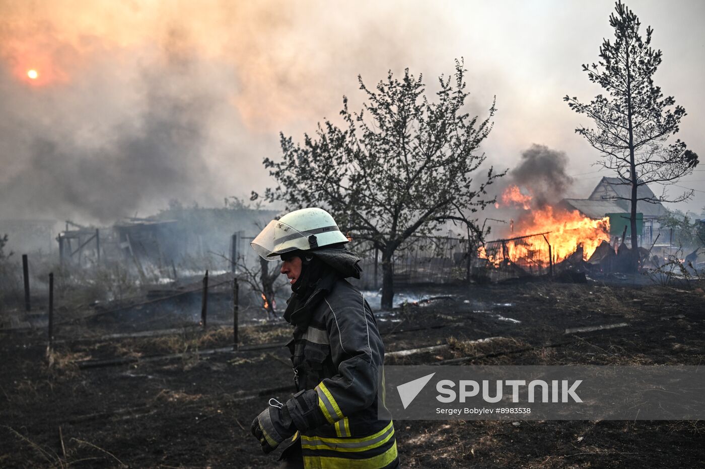 Russia LPR Wildfire
