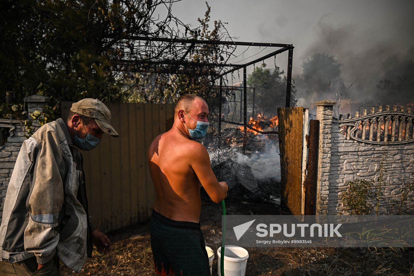 Russia LPR Wildfire