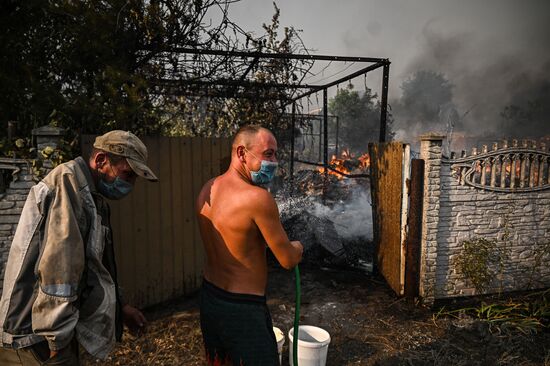 Russia LPR Wildfire