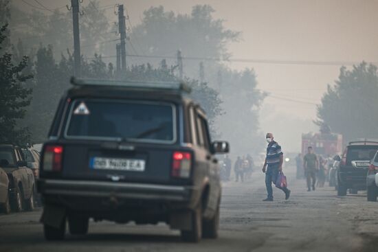 Russia LPR Wildfire