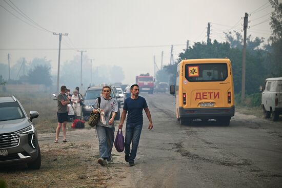Russia LPR Wildfire