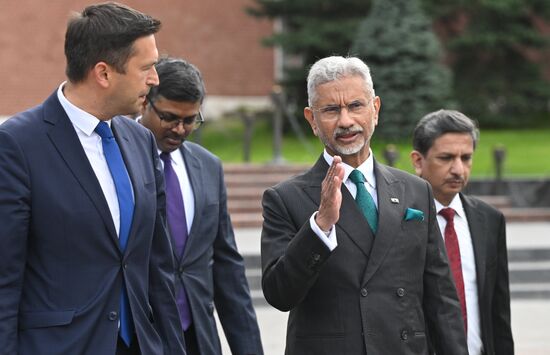 Russia India Wreath Laying