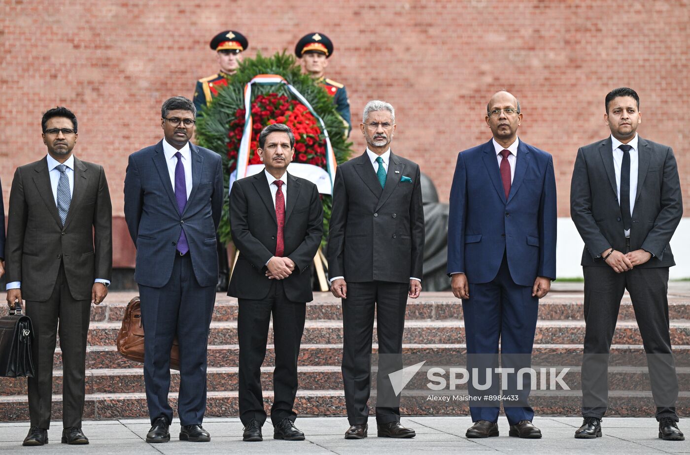 Russia India Wreath Laying