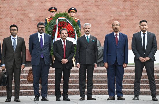Russia India Wreath Laying