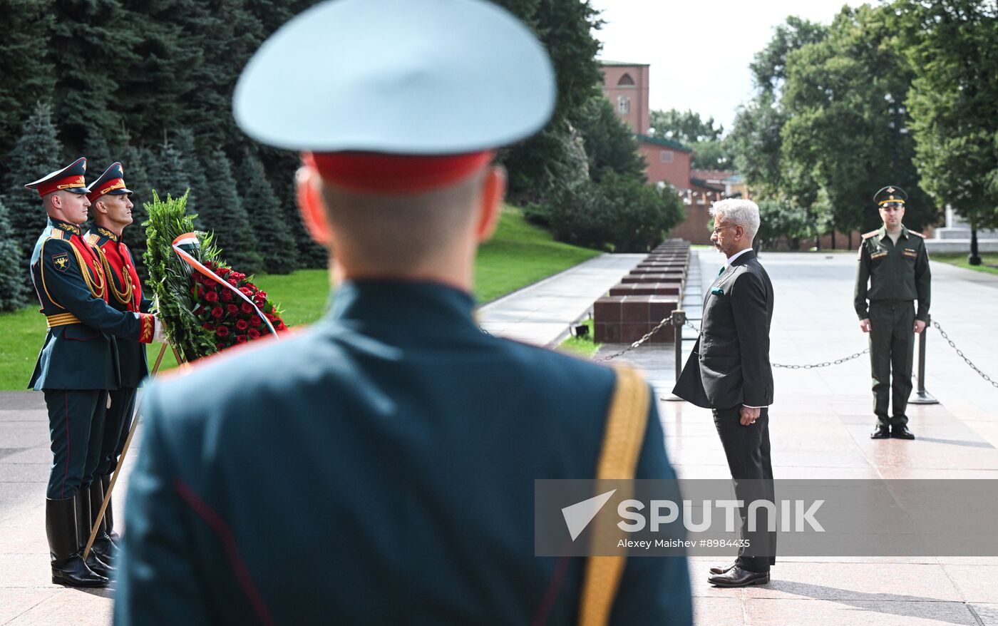 Russia India Wreath Laying