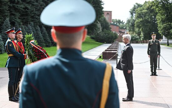 Russia India Wreath Laying