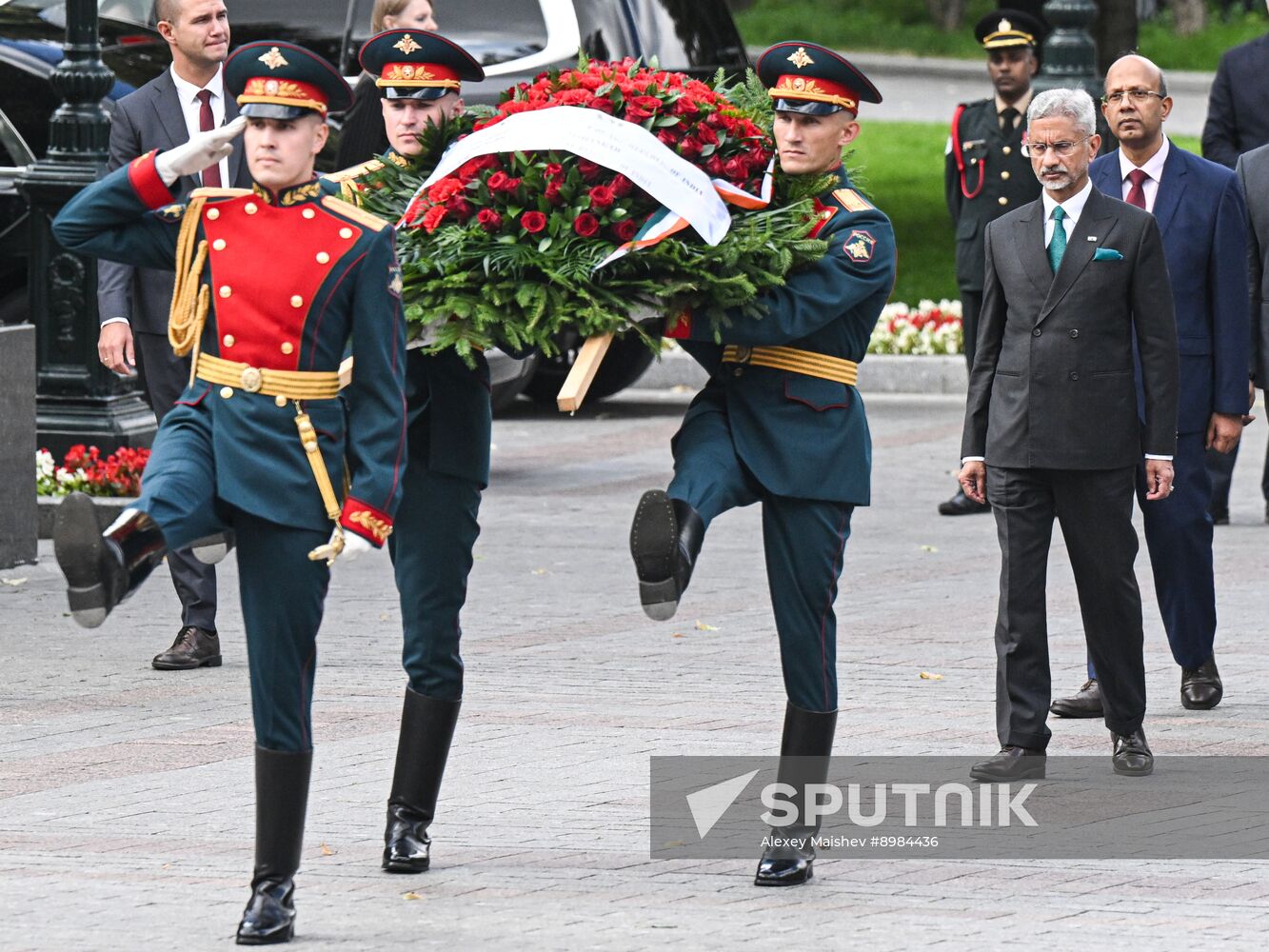 Russia India Wreath Laying