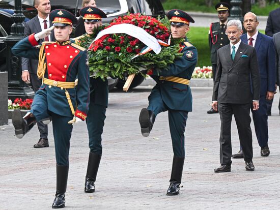 Russia India Wreath Laying