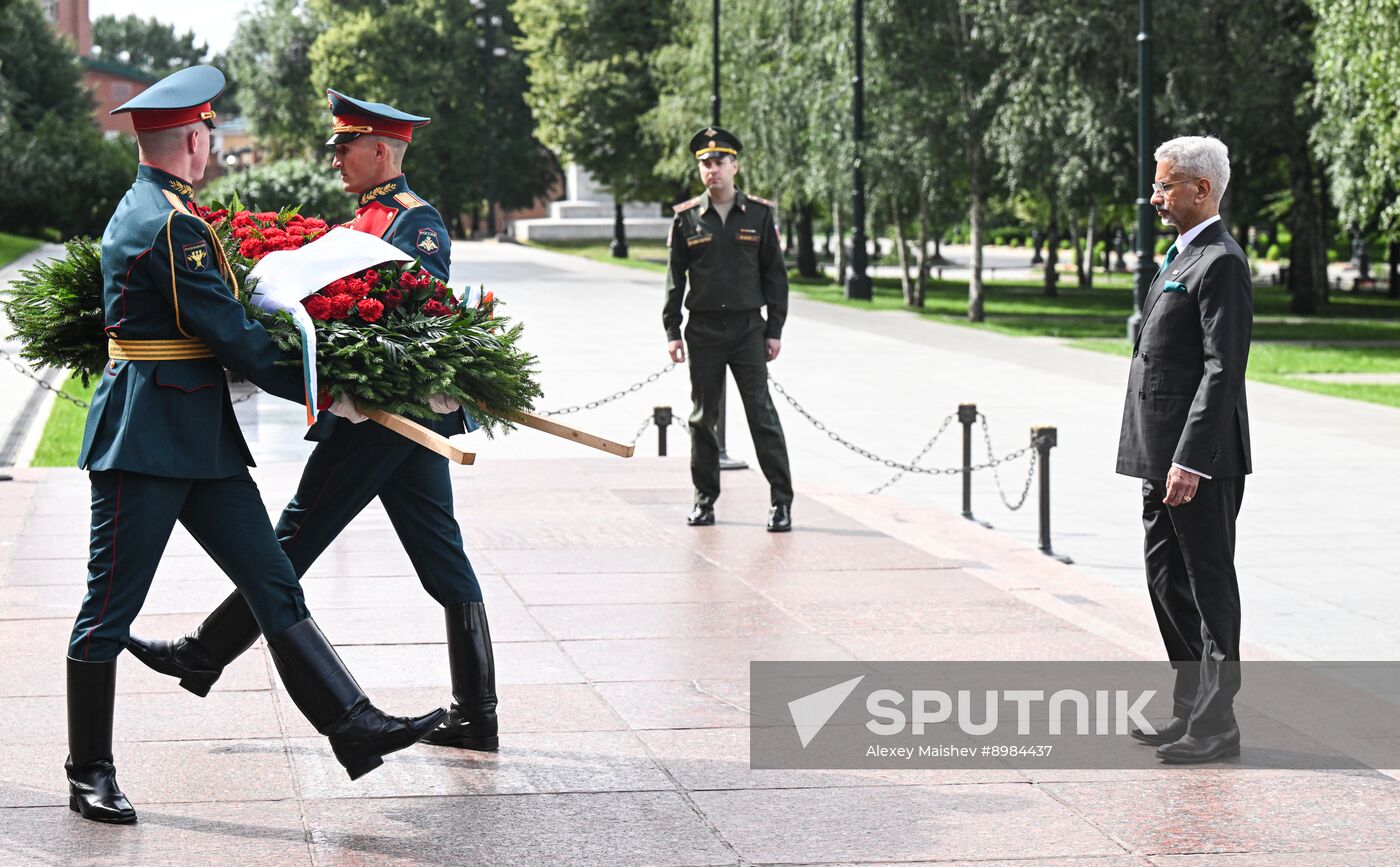 Russia India Wreath Laying