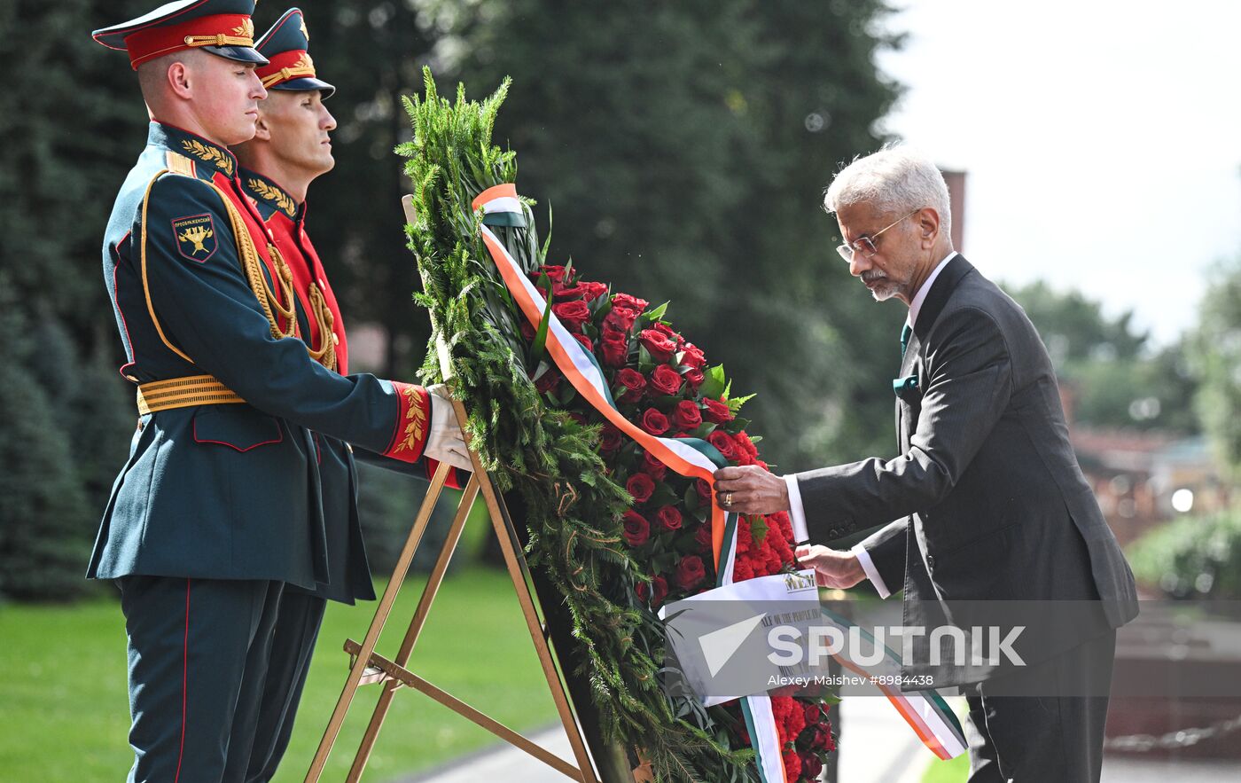 Russia India Wreath Laying