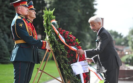 Russia India Wreath Laying