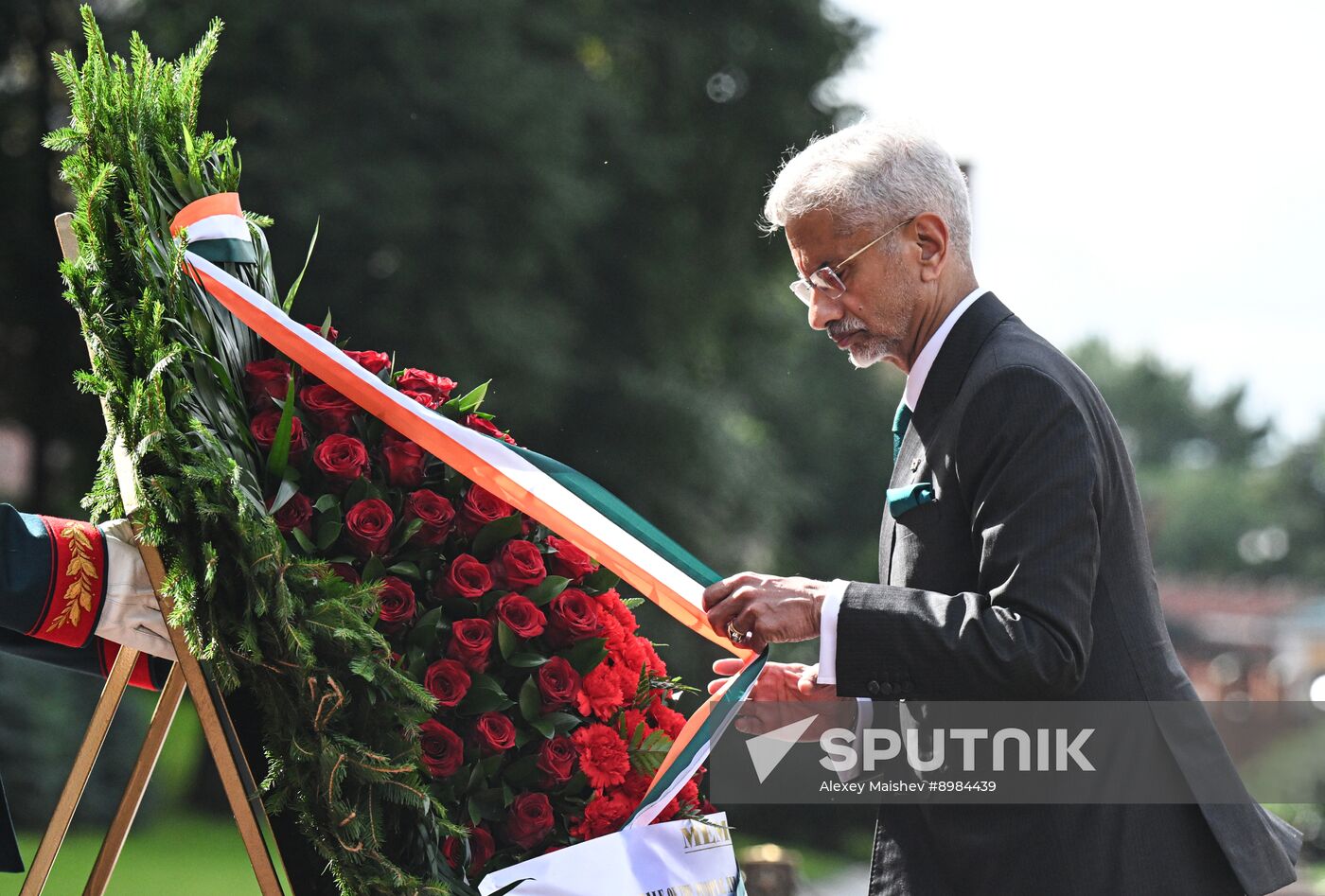 Russia India Wreath Laying