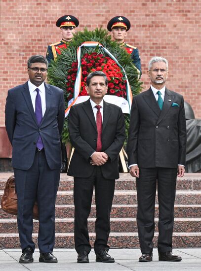 Russia India Wreath Laying