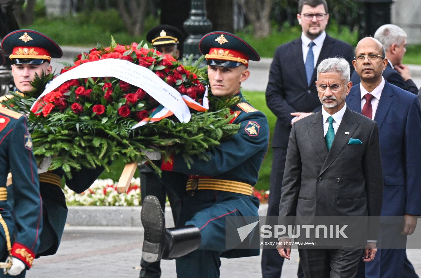 Russia India Wreath Laying