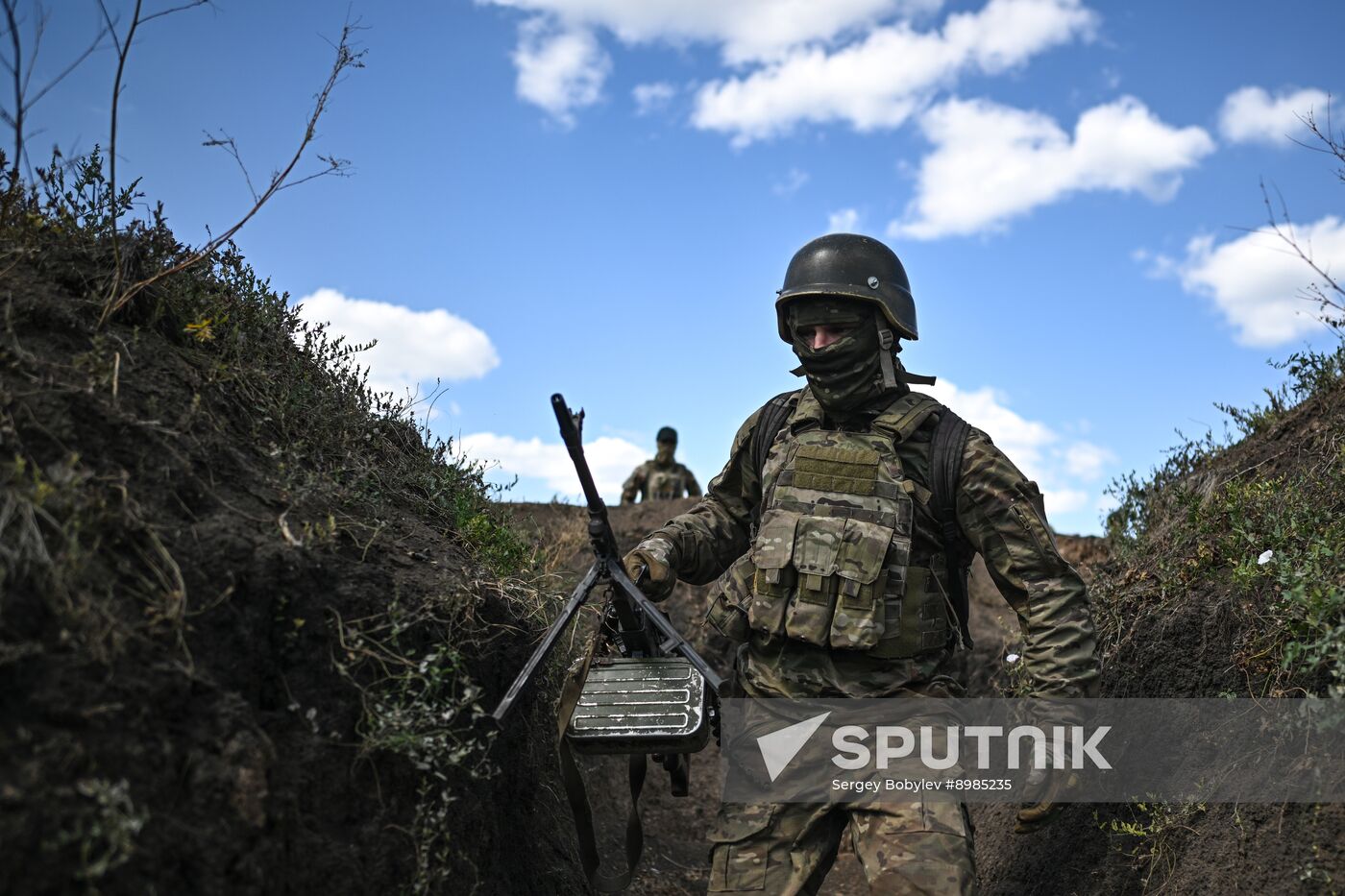Russia Ukraine Military Operation Troops Training
