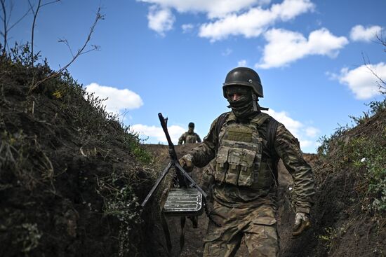 Russia Ukraine Military Operation Troops Training